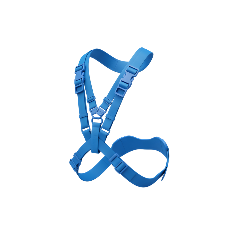 Blue Camera Strap Harness Comfortable Adjustable Design png