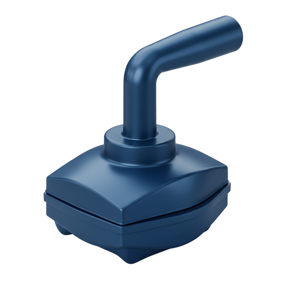 Dark Blue Plastic Pool Valve Lever Handle png