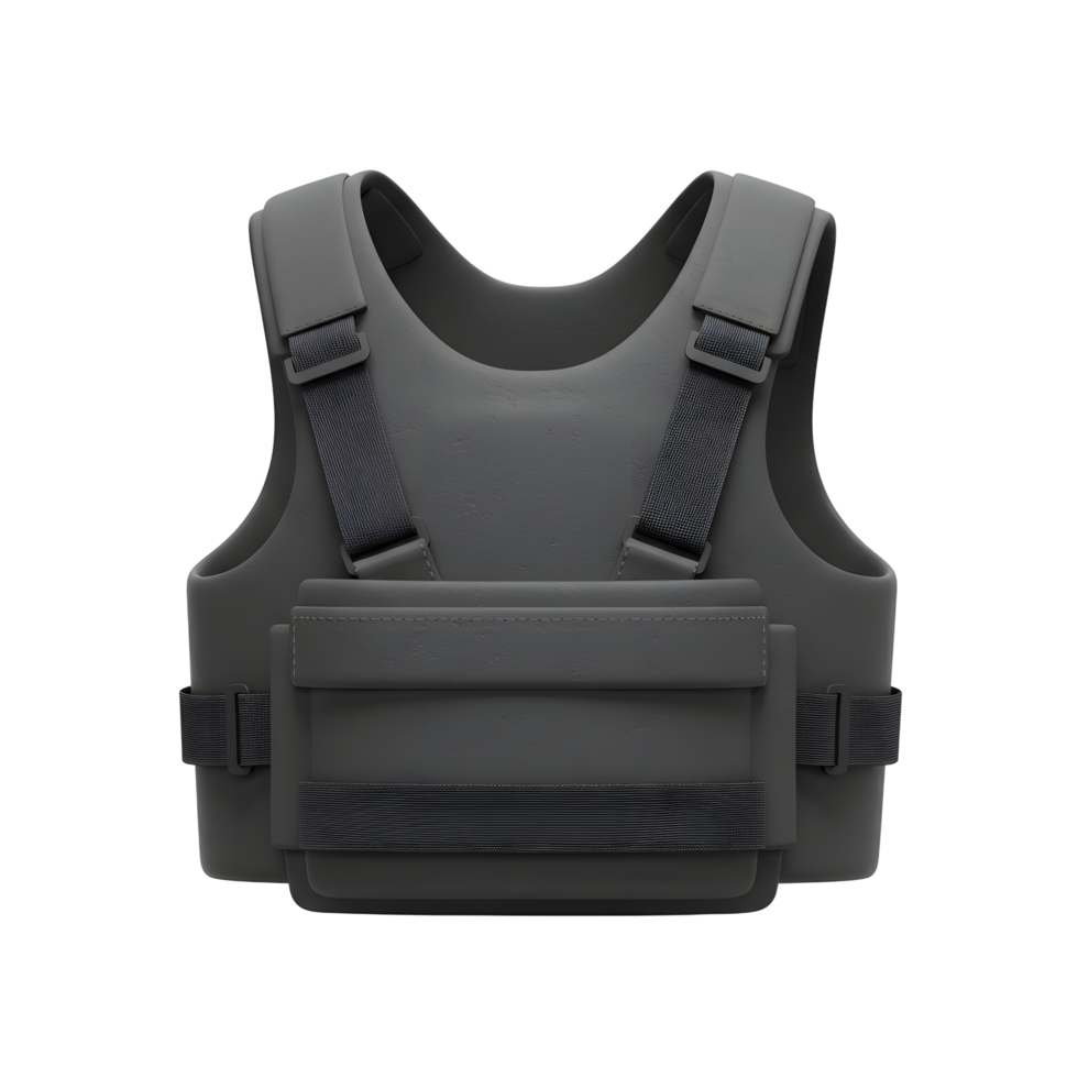 Protective Bulletproof Vest Tactical Gear for Safety png