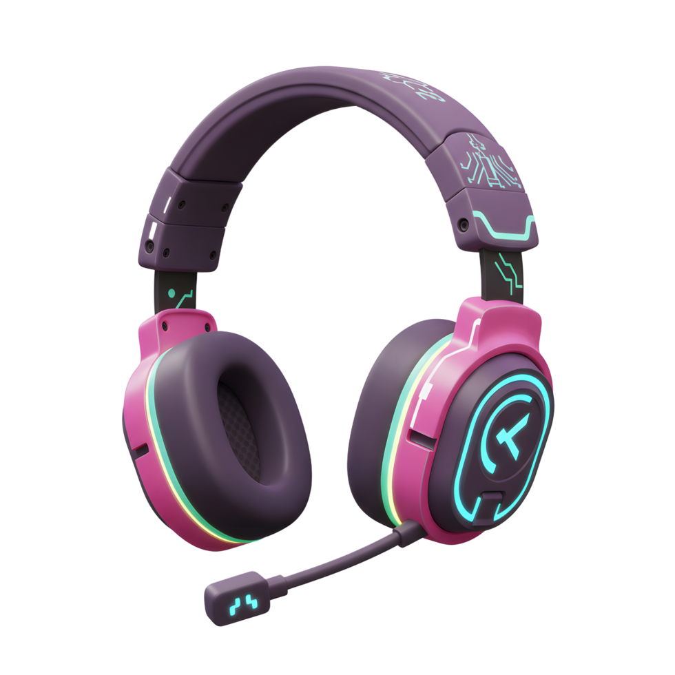 Gaming Headset with Microphone for Esports and Online Communication png