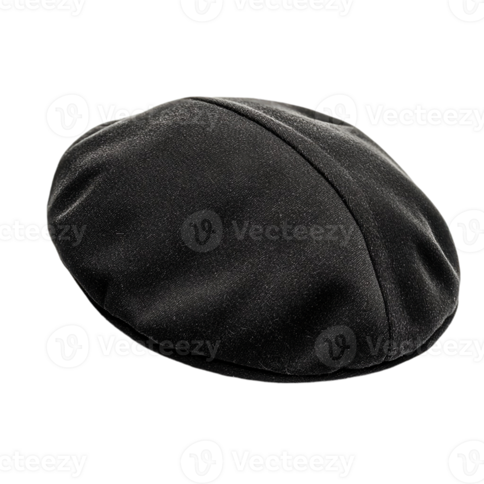 Stylish Black boy Cap Fashion Accessory hat isolated on transparent background png