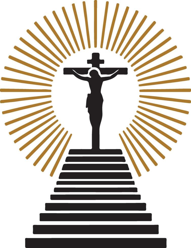 Good Friday cross illustration vector