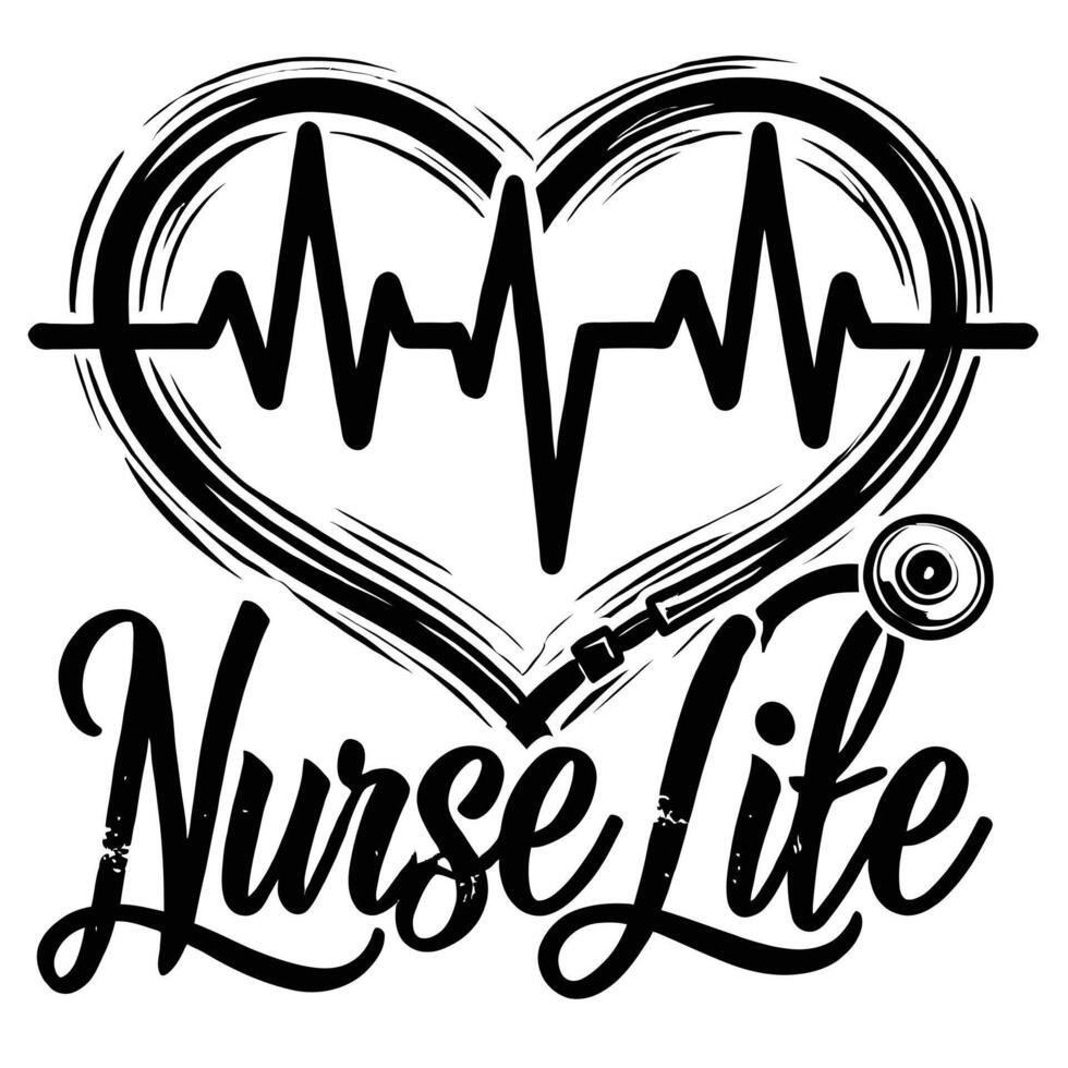 The logo for nurse life vector