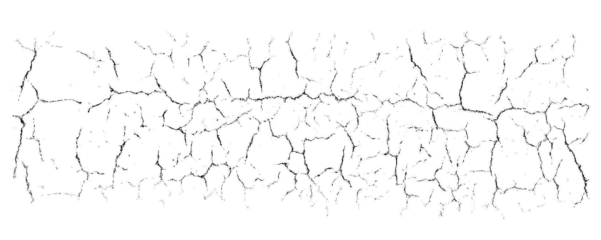 overlay abstract texture. Crack ground for abstract on white background. vector