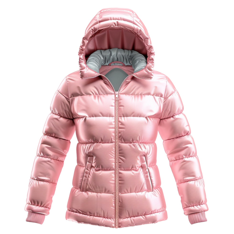 A pink jacket with the isolated background png