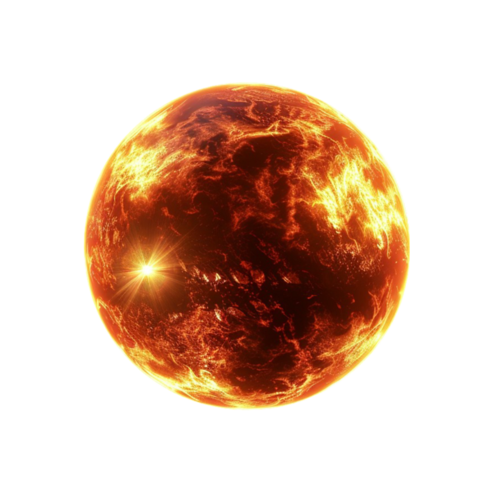 Sunburst with Radiant Light and Gradient png