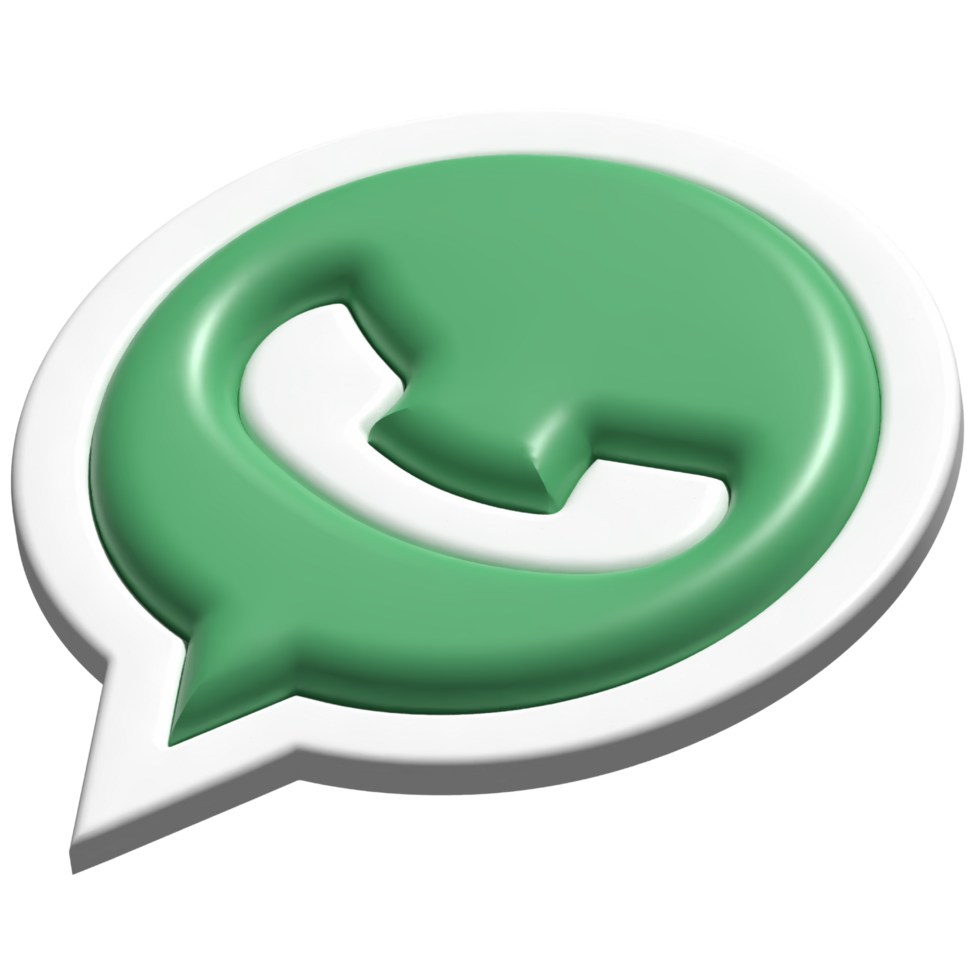 Whatsapp logo with green and white text png