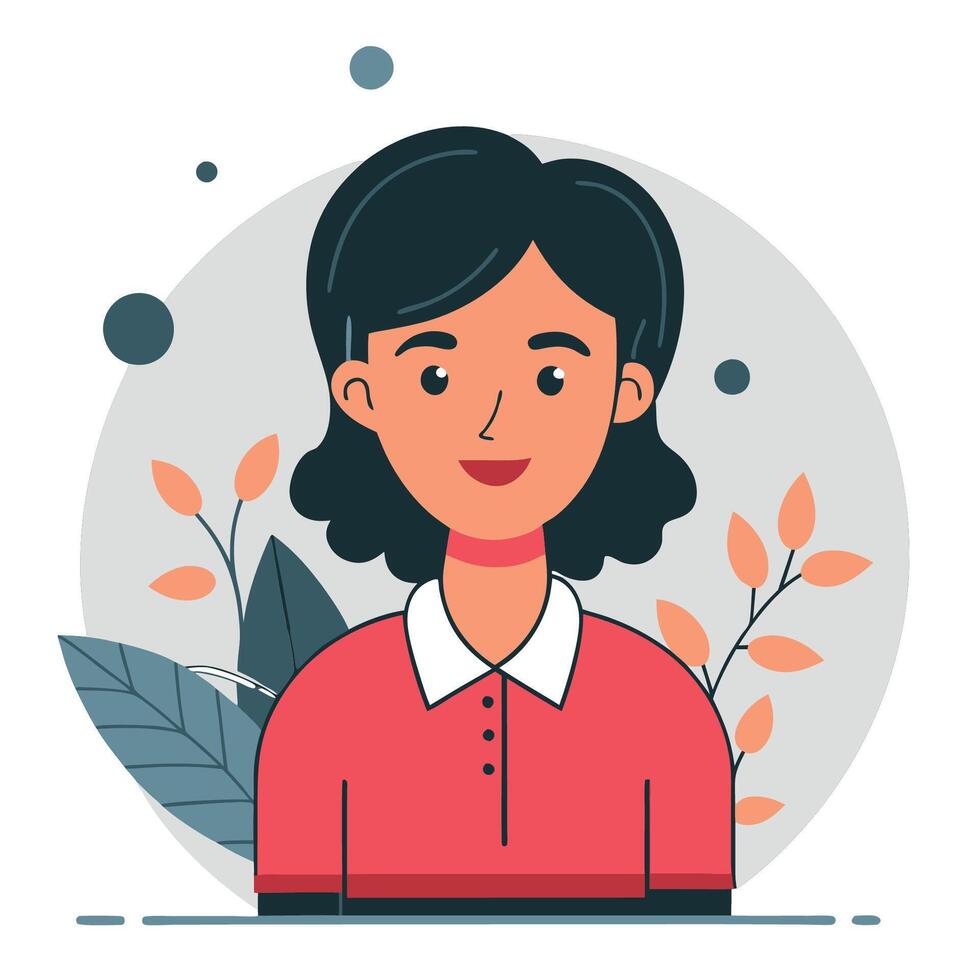 Conceptual Illustration of a Friendly Greeting in a Modern Setting vector