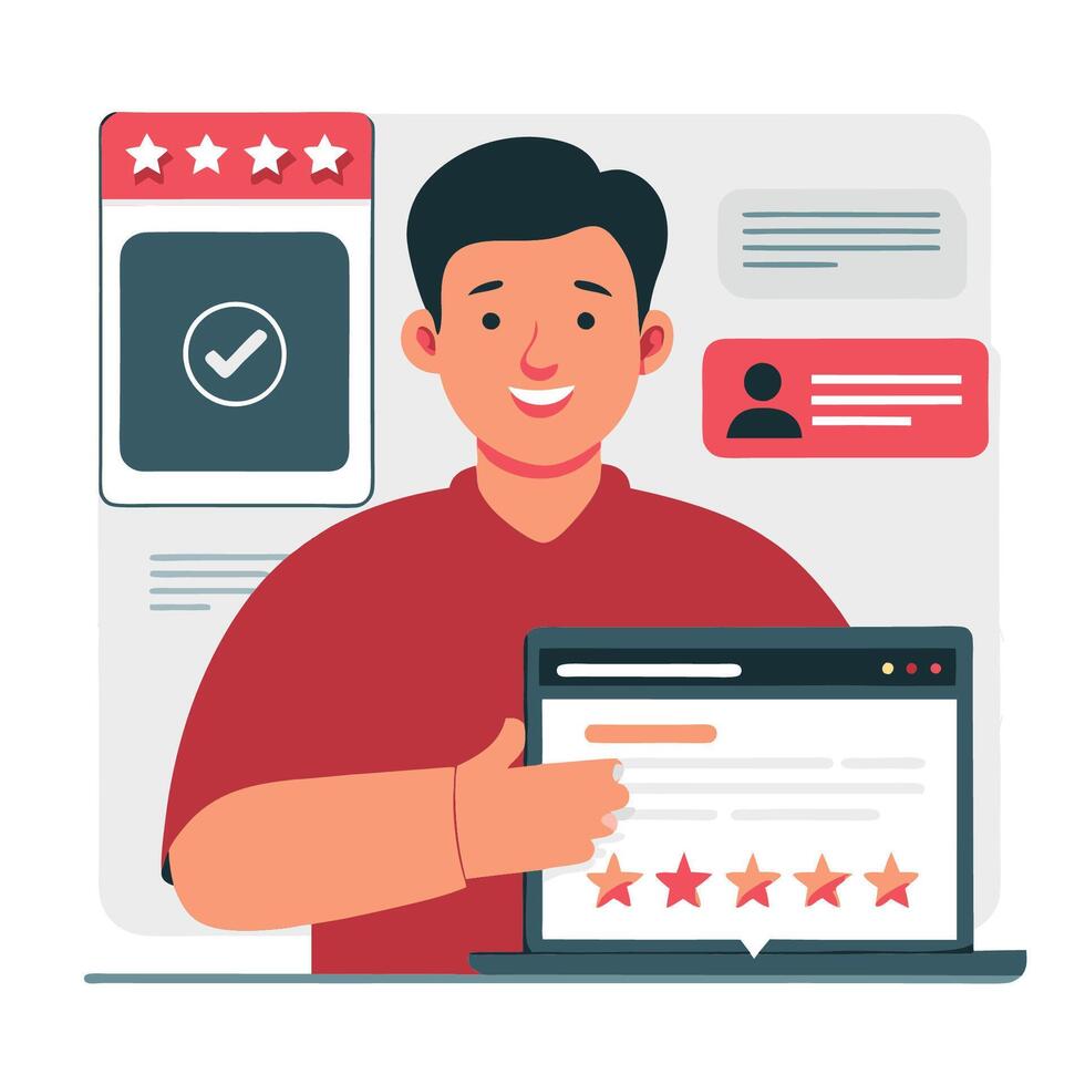 Online Reviews Conceptualized as a Collaborative Rating System with a Satisfied Customer vector