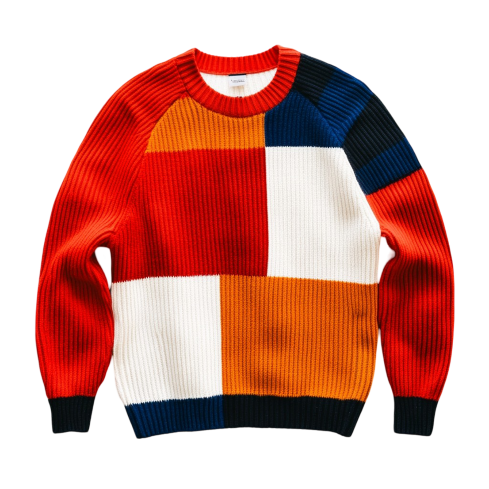A bold and structured striped jersey, fresh and stylish png