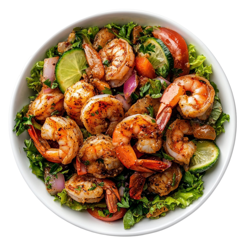 Fresh Shrimp Appetizing Seafood Dish Transparent Cutout png