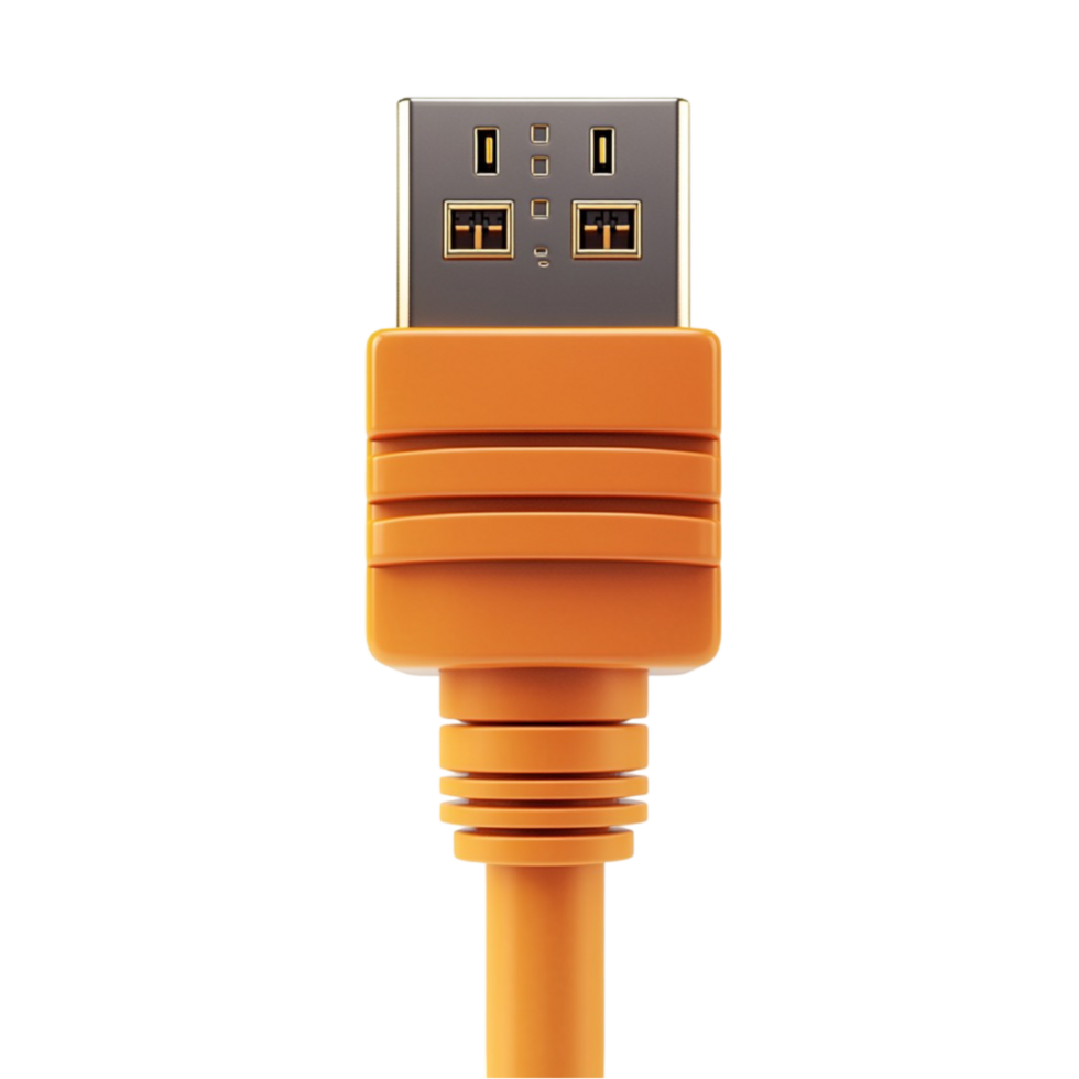 Cable Wire Plug Connector Isolated On Transparent Background png