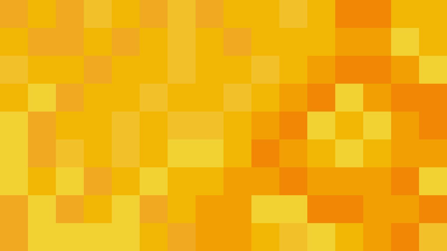 Yellow pixel abstract background, geometric pixel gradient. illustration. Suitable for wallpapers, presentations, web, etc. vector