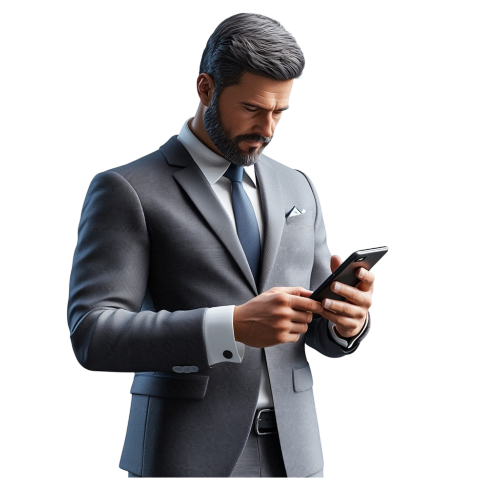 Businessman Professional Suit Isolated Transparent Background png