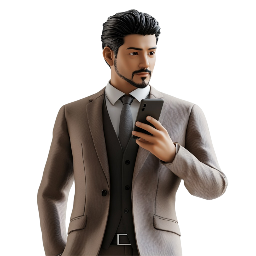 Successful Businessman Confident Pose Transparent Background png