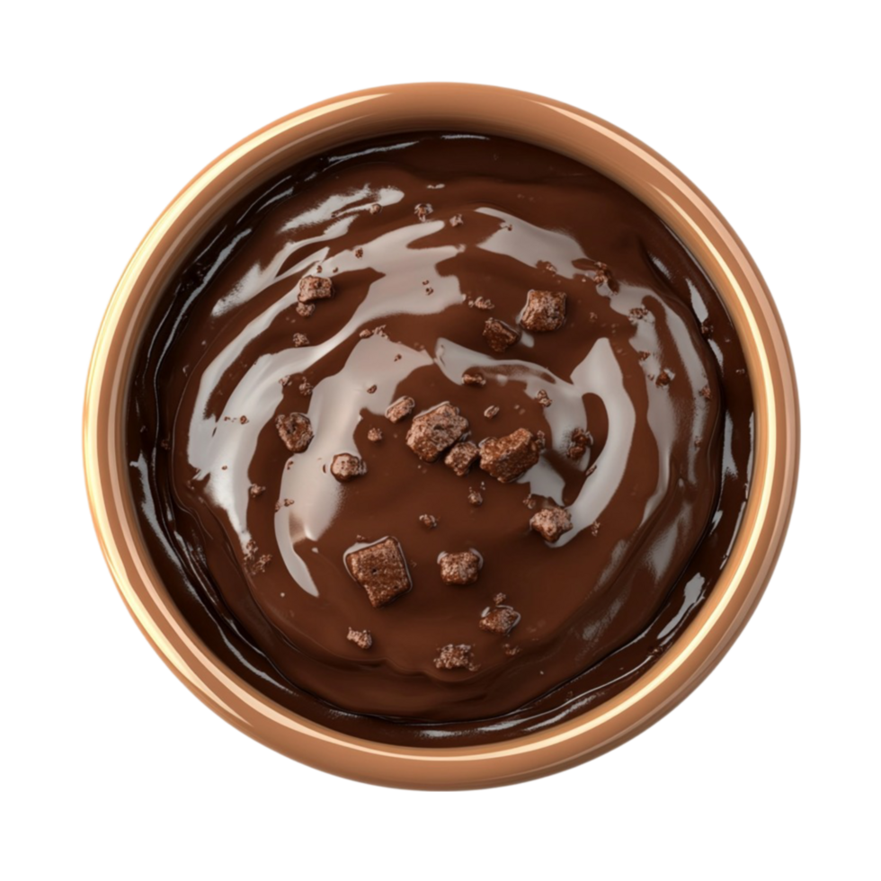 Dark Chocolate Syrup Swirl Transparent Background png