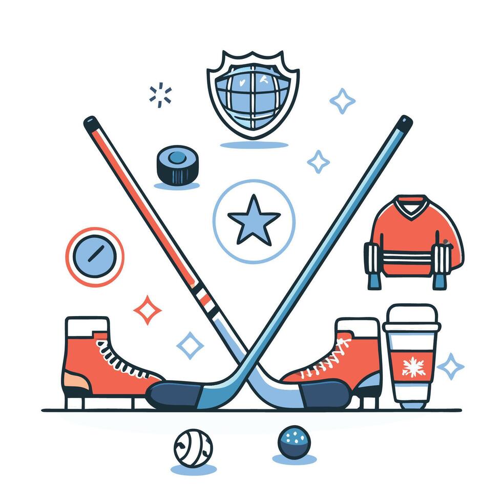 Graphical Illustration Depicting the Hockey Stick Concept in Carbon Emissions vector