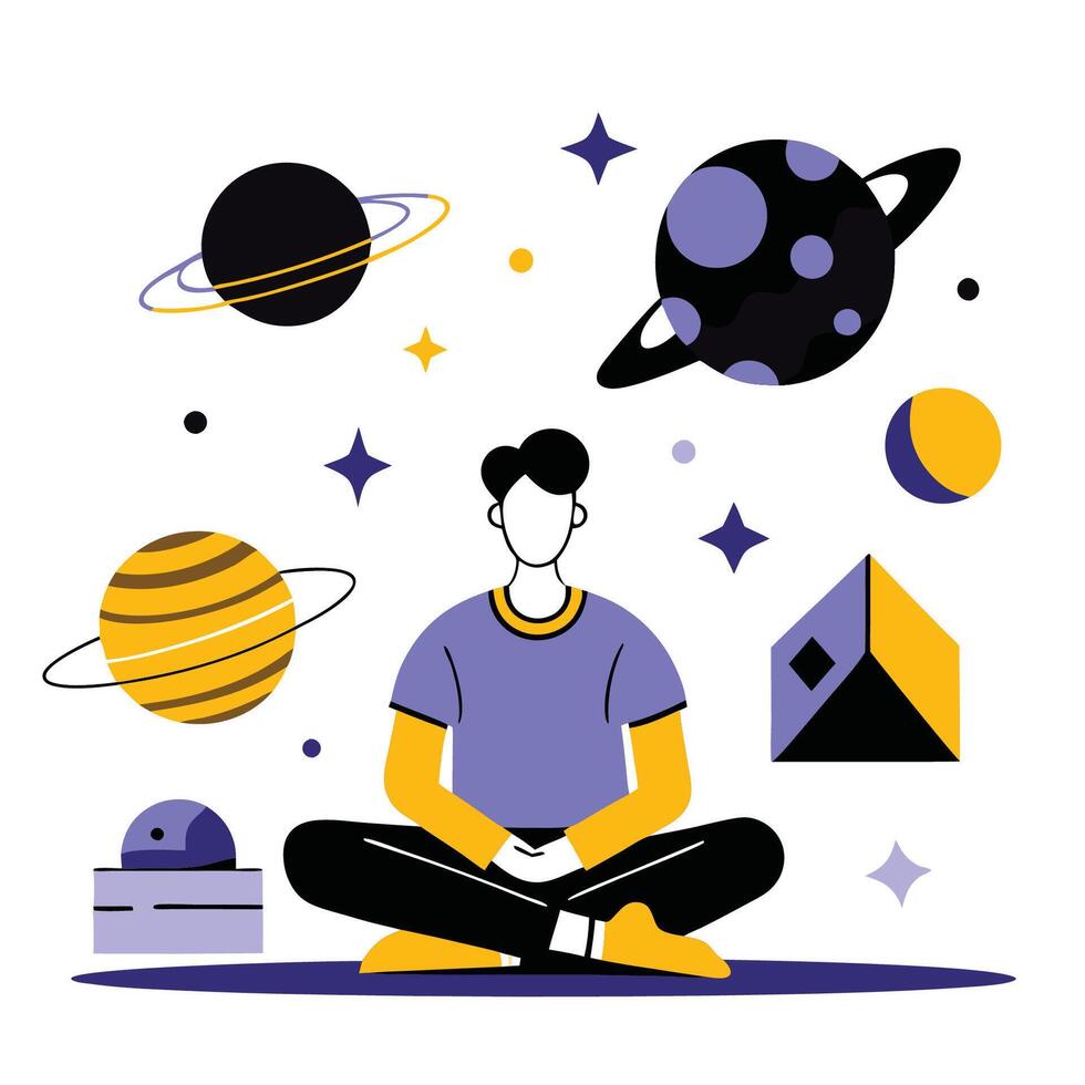 Visual Depiction of the Concept of Insufficient Space Illustrated in an Abstract Manner vector
