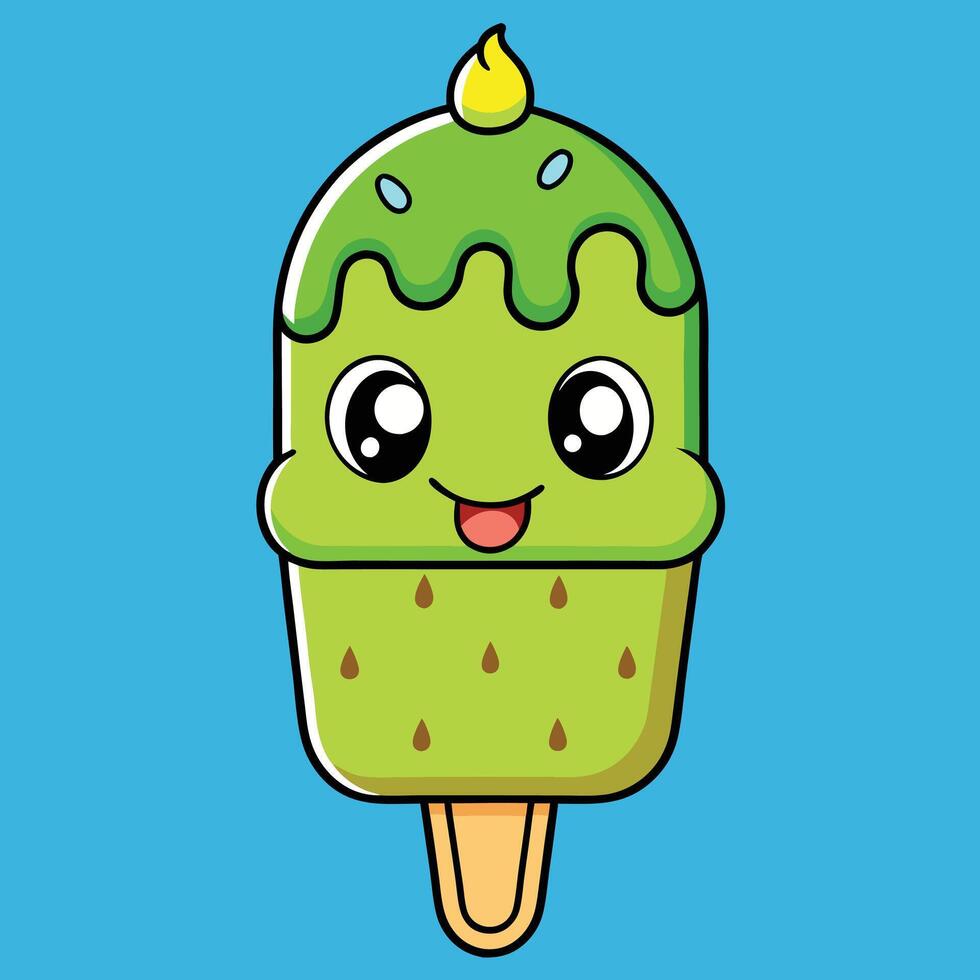Ice cream and bakery combination vector