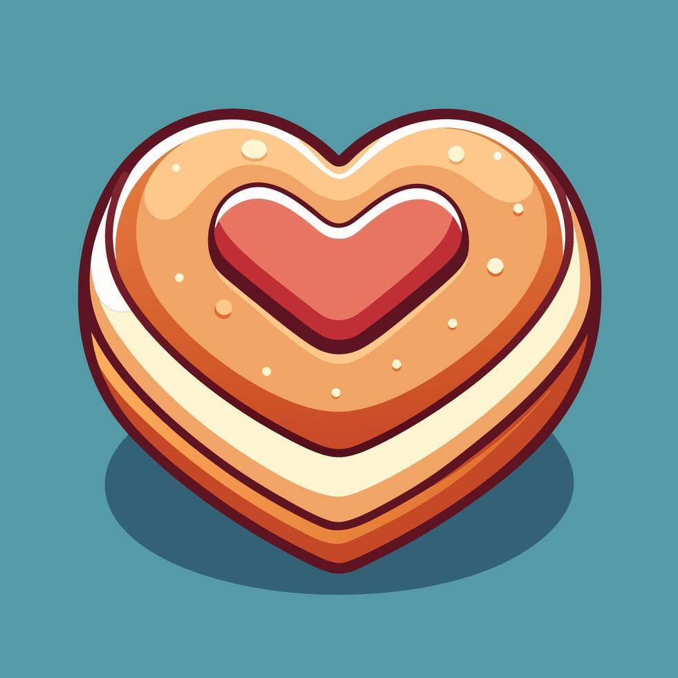 Bakery Inspired Sweet Treat with a Soft Style vector