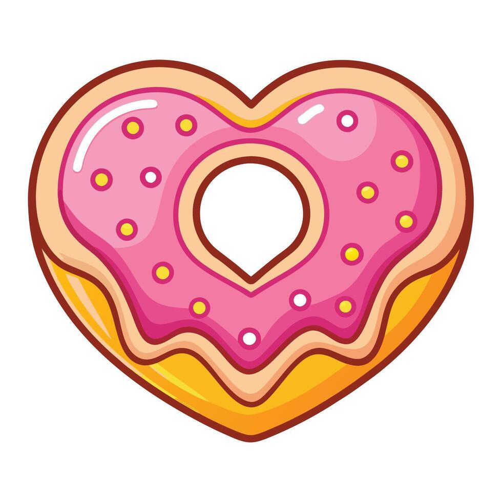 Pastel Frosting Bakery Concept with Sprinkles vector