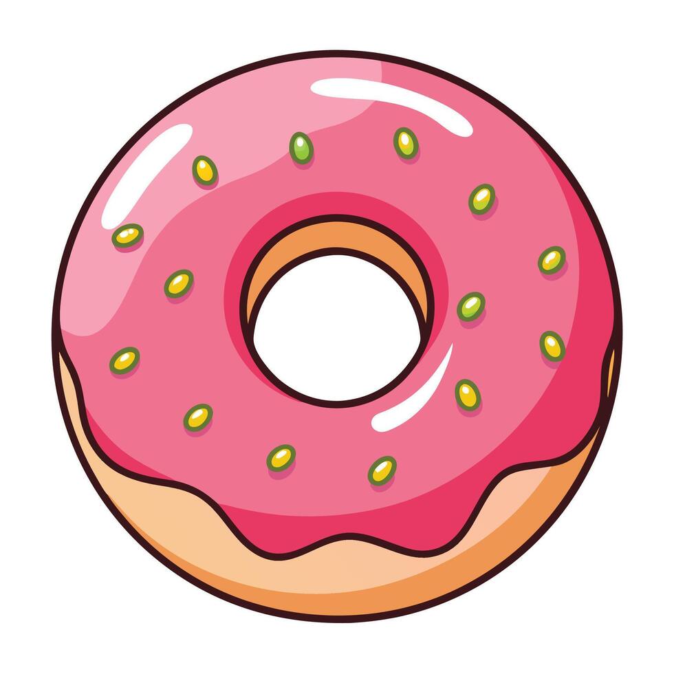 Dripping Dessert with a Glossy Finish vector