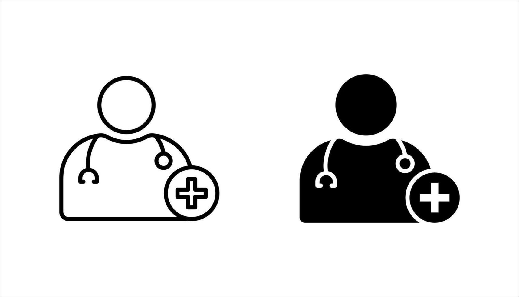 Healthcare Icon Set, on white background.. vector