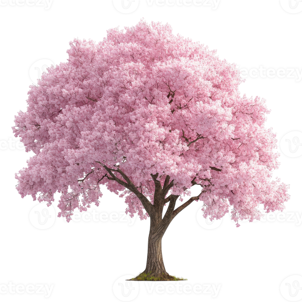 Cherry Blossom Sakura Spring on transparent background. png