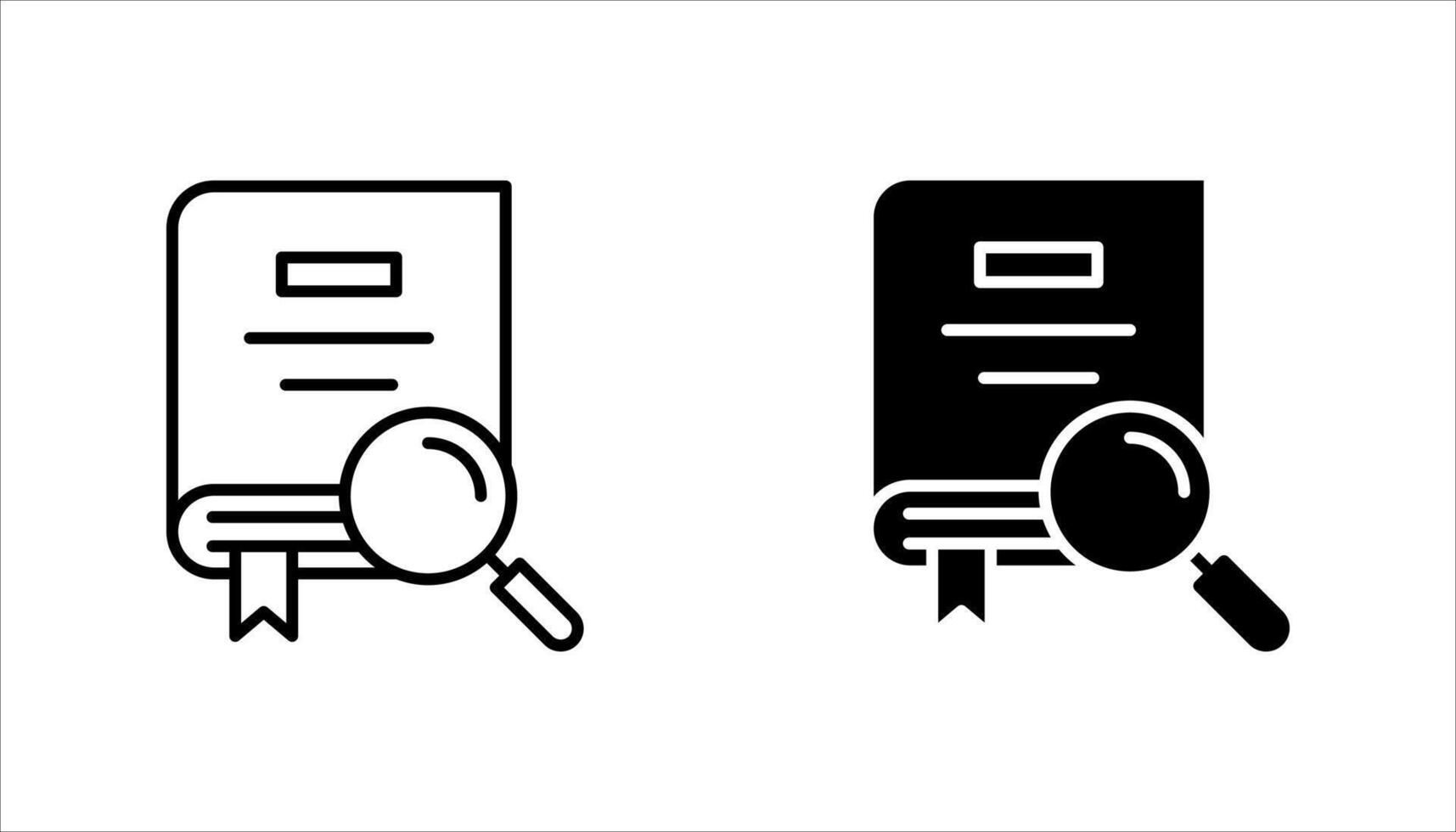 search book icon set, symbol design vector