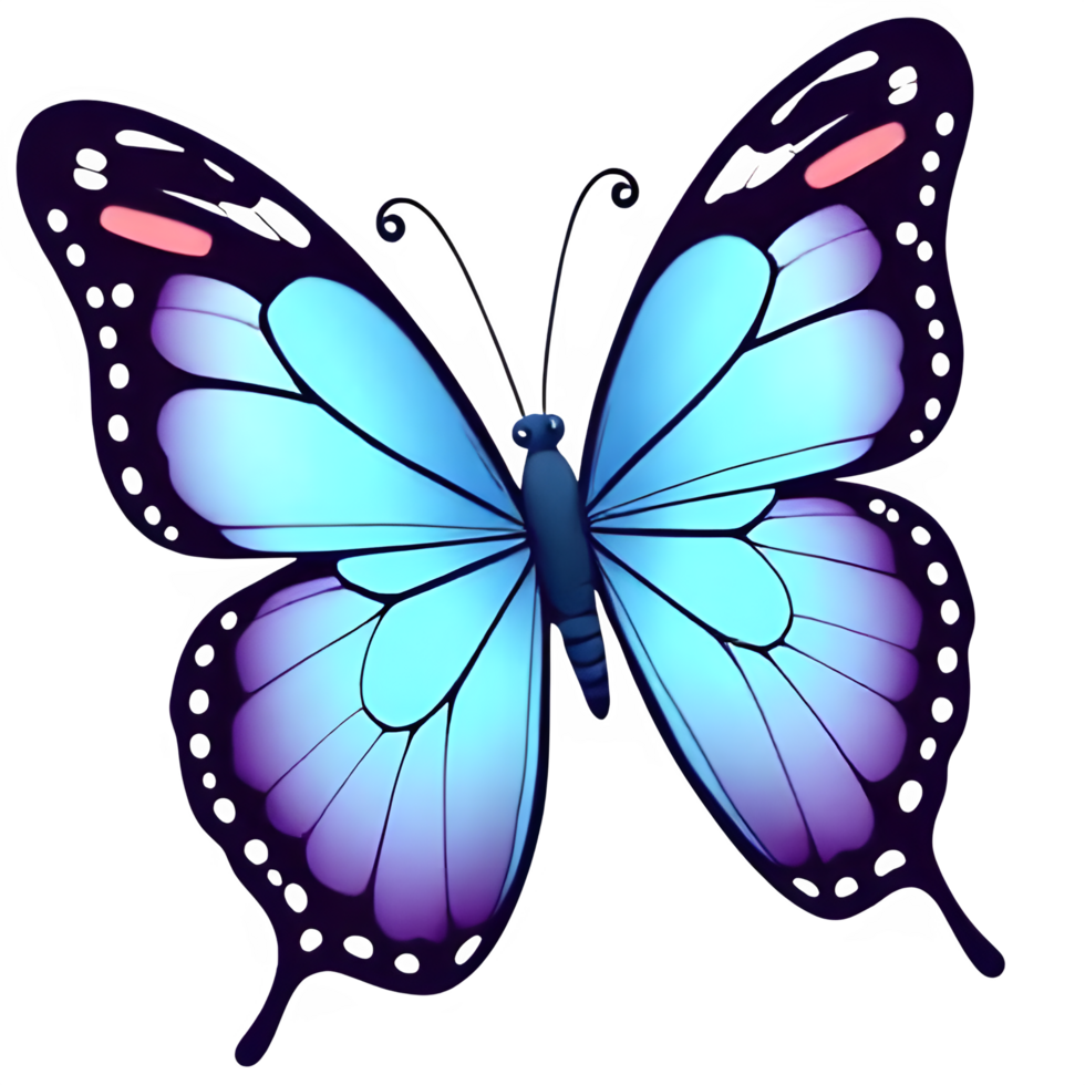 Elegant Watercolor Butterfly Clipart Collection png