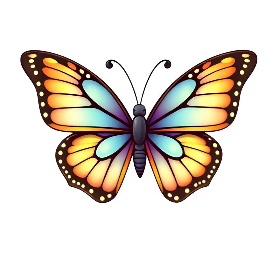 Realistic Butterfly Illustration png
