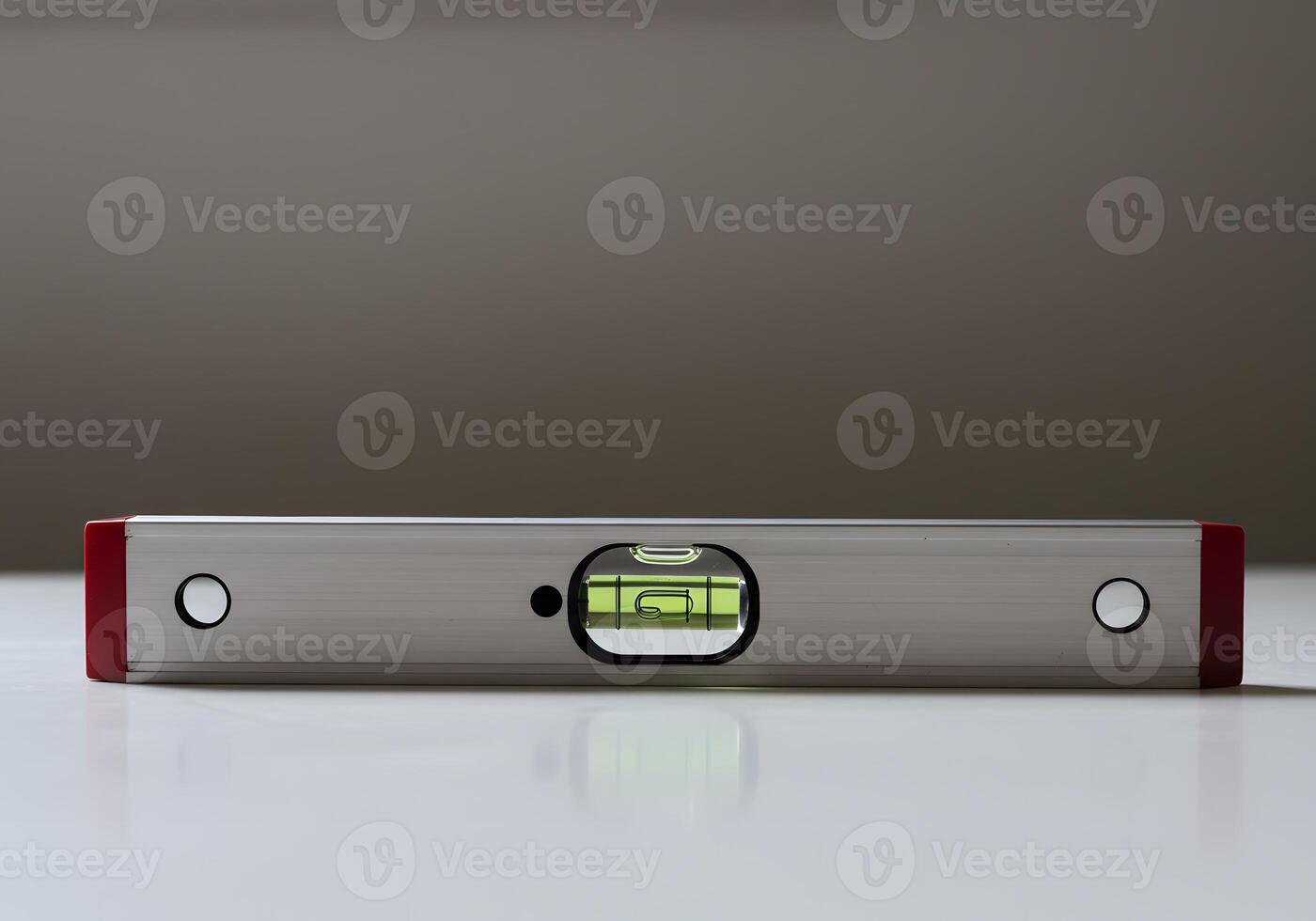 Precise Leveling Tool A Close Up of a Spirit Level photo