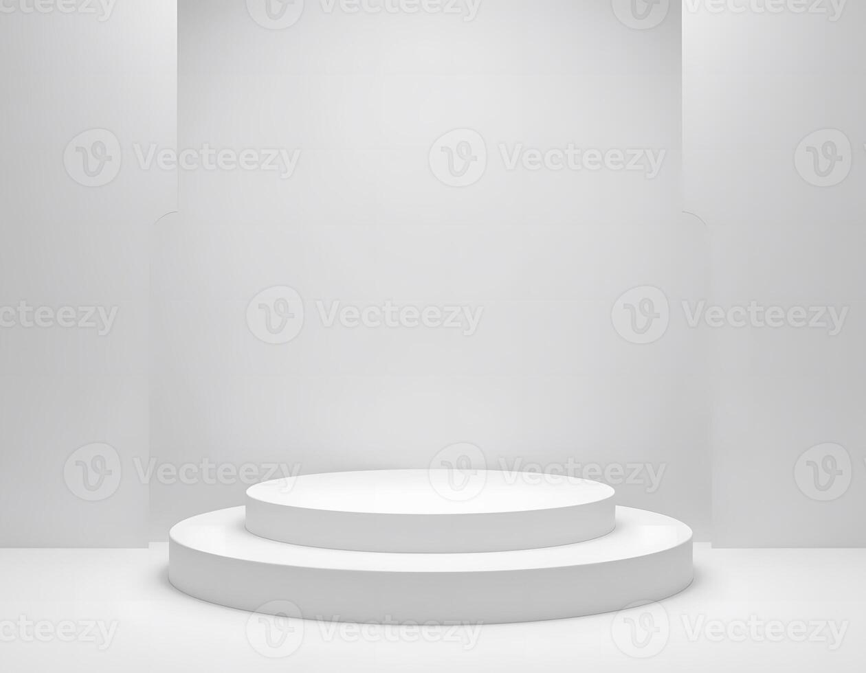 Minimalist White Platform A Study in Simplicity and Clean Design photo