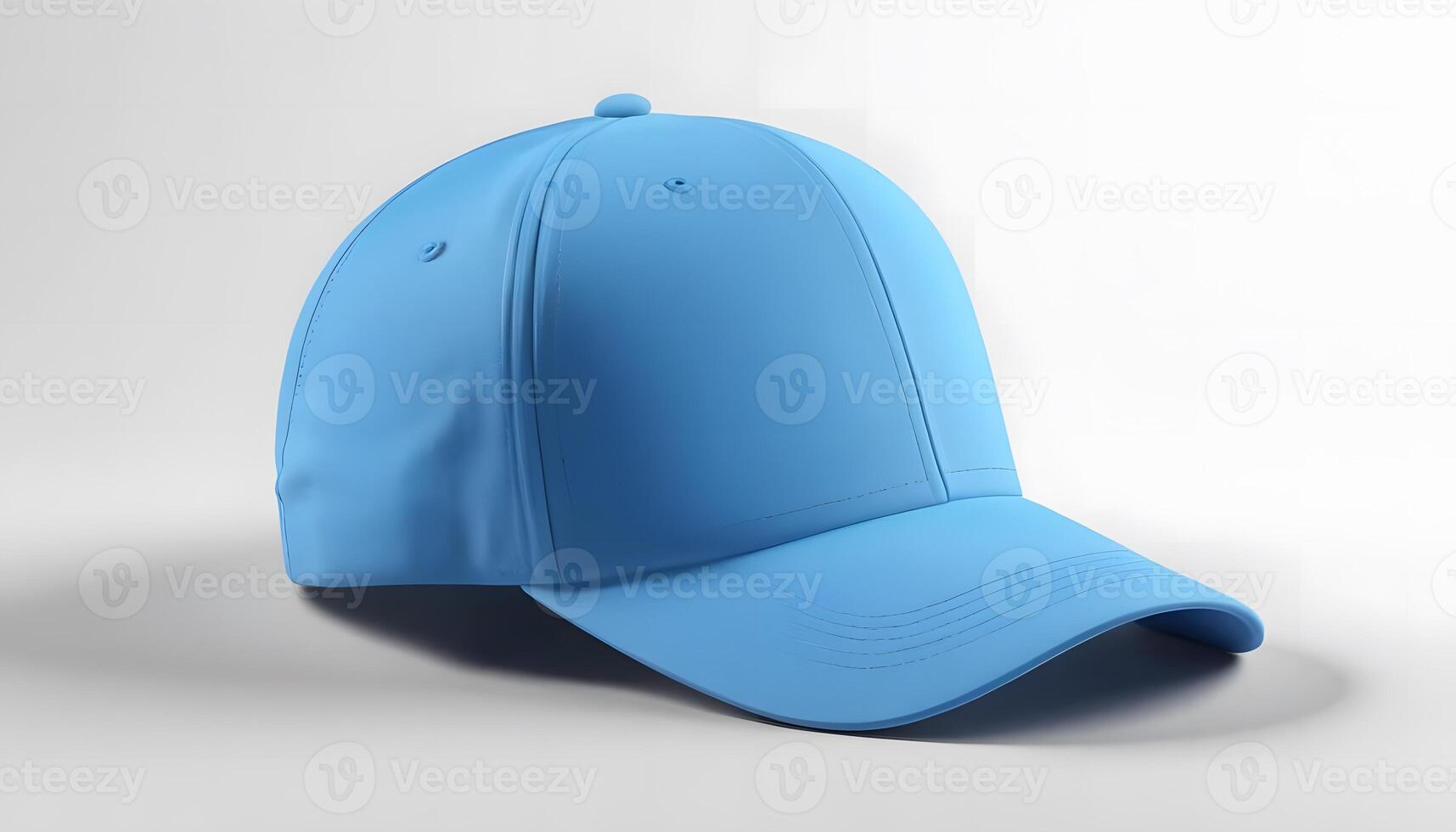 Sky Blue Baseball Cap Mockup A Clean, Simple Design for Branding Mock up template for design print photo