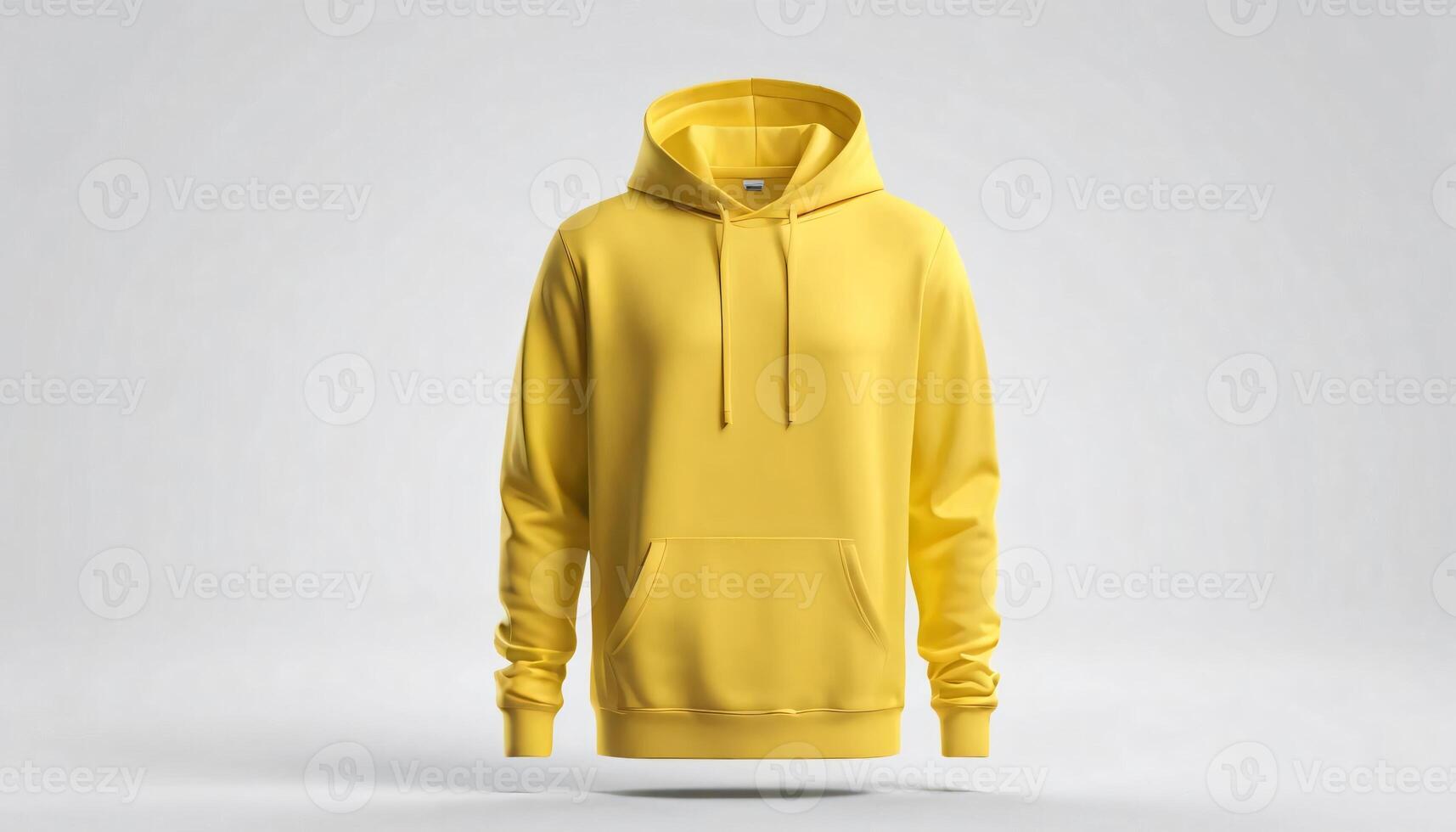 Yellow Hoodie Mockup Trendy, Comfortable, and Stylish Sweatshirt Mock up template for design print photo