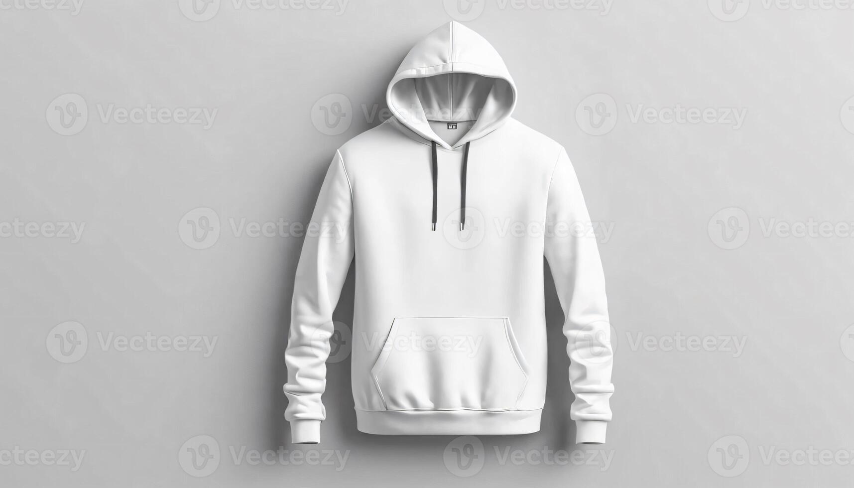 Blank White Hoodie Mockup Perfect for Design Presentations Mock up template for design print photo