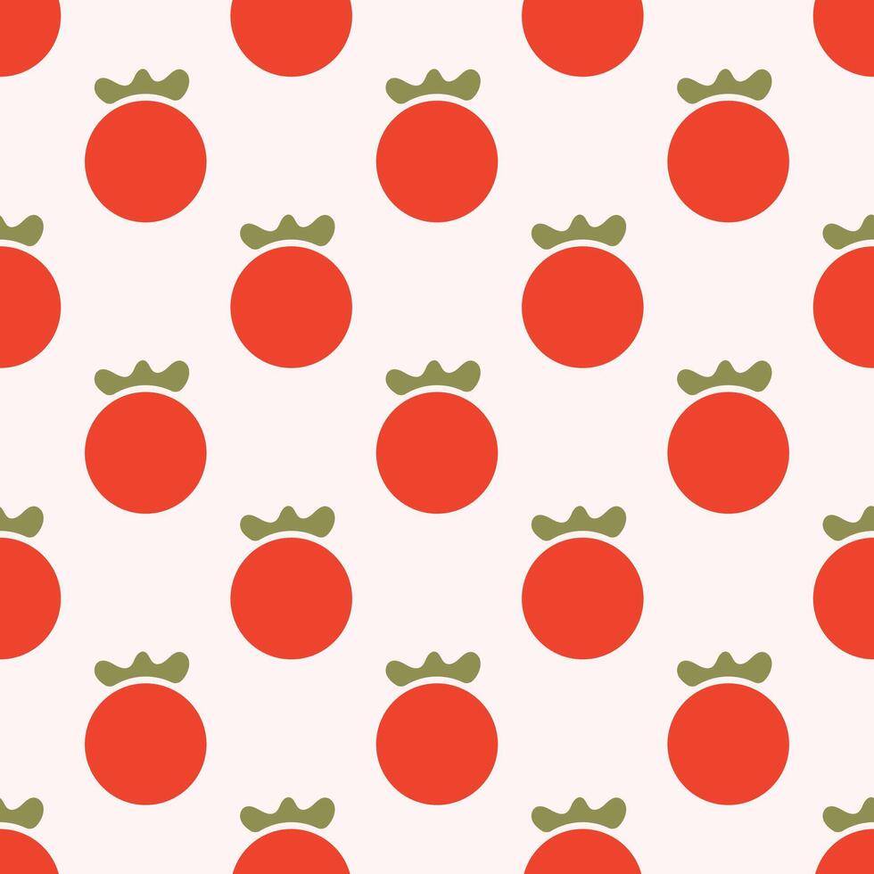 Design pattern tomato repeat unique design with blank background vector