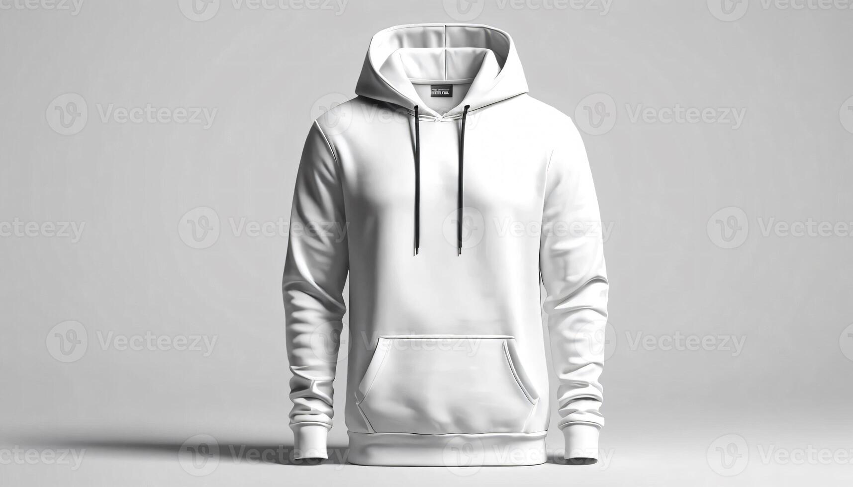 Blank White Hoodie Mockup Perfect for Design Presentation or Branding Mock up template for design print photo
