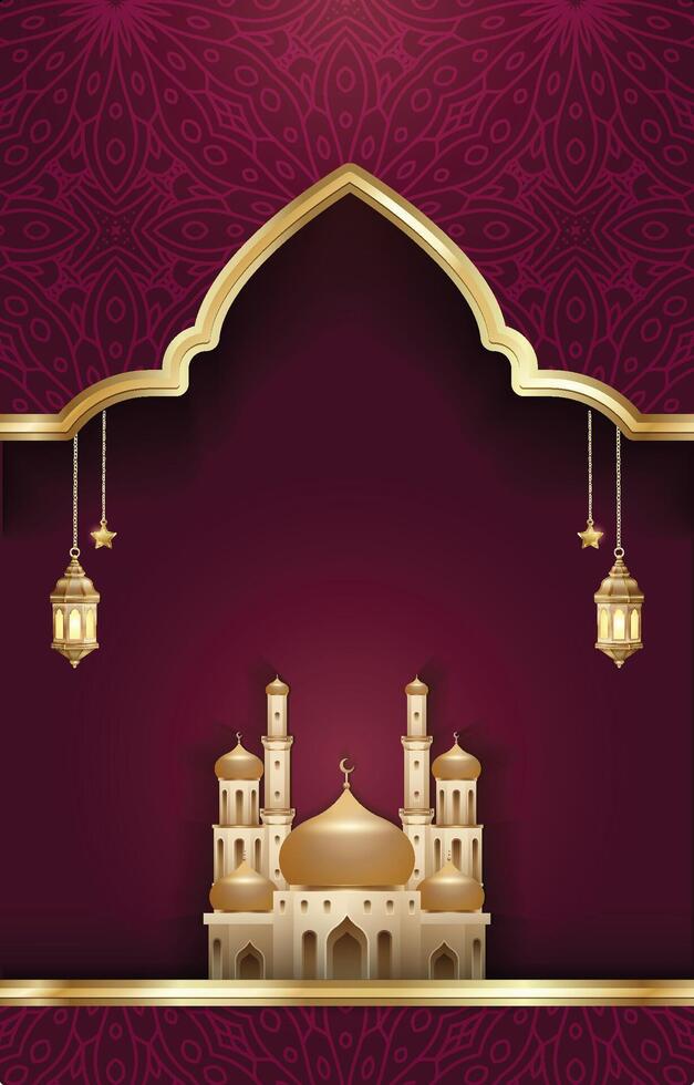 Happy Islamic Celebration Event background greetings cards vector