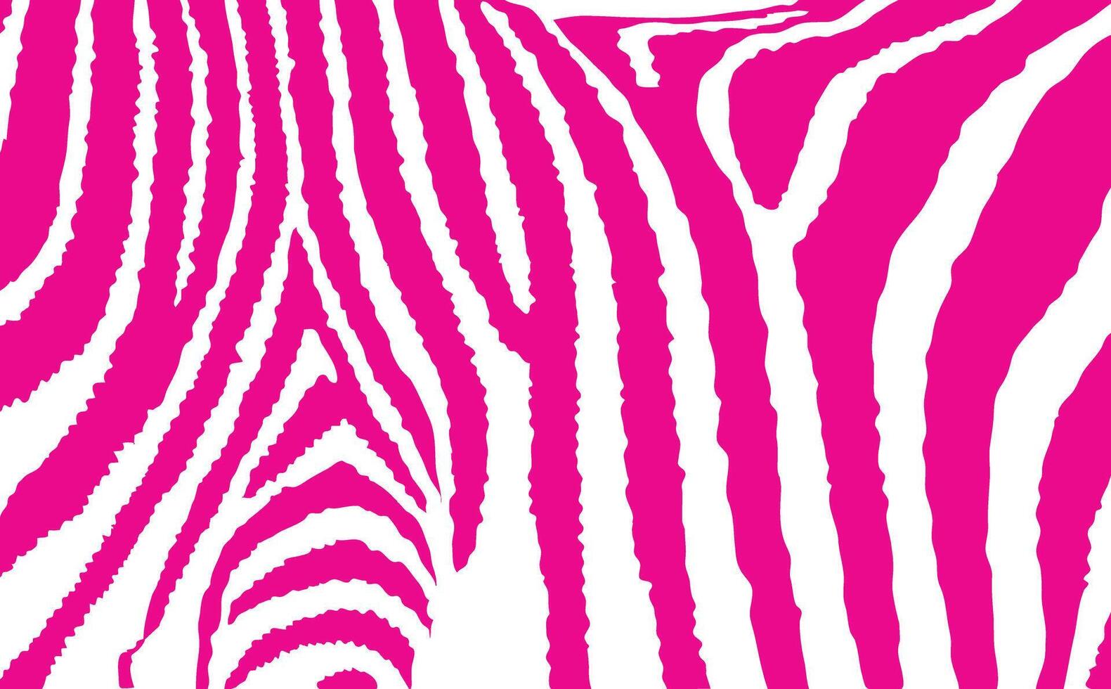 Pink Zebra Stripes Illustration. vector