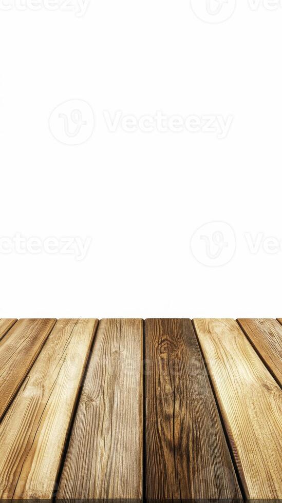 Elevate Your Visuals with a Stunning Wooden Plank Background Perfect for Product Mockups and Design Overlays Download this High-Resolution Image Featuring a Rustic Wood Texture and Clean White Space photo