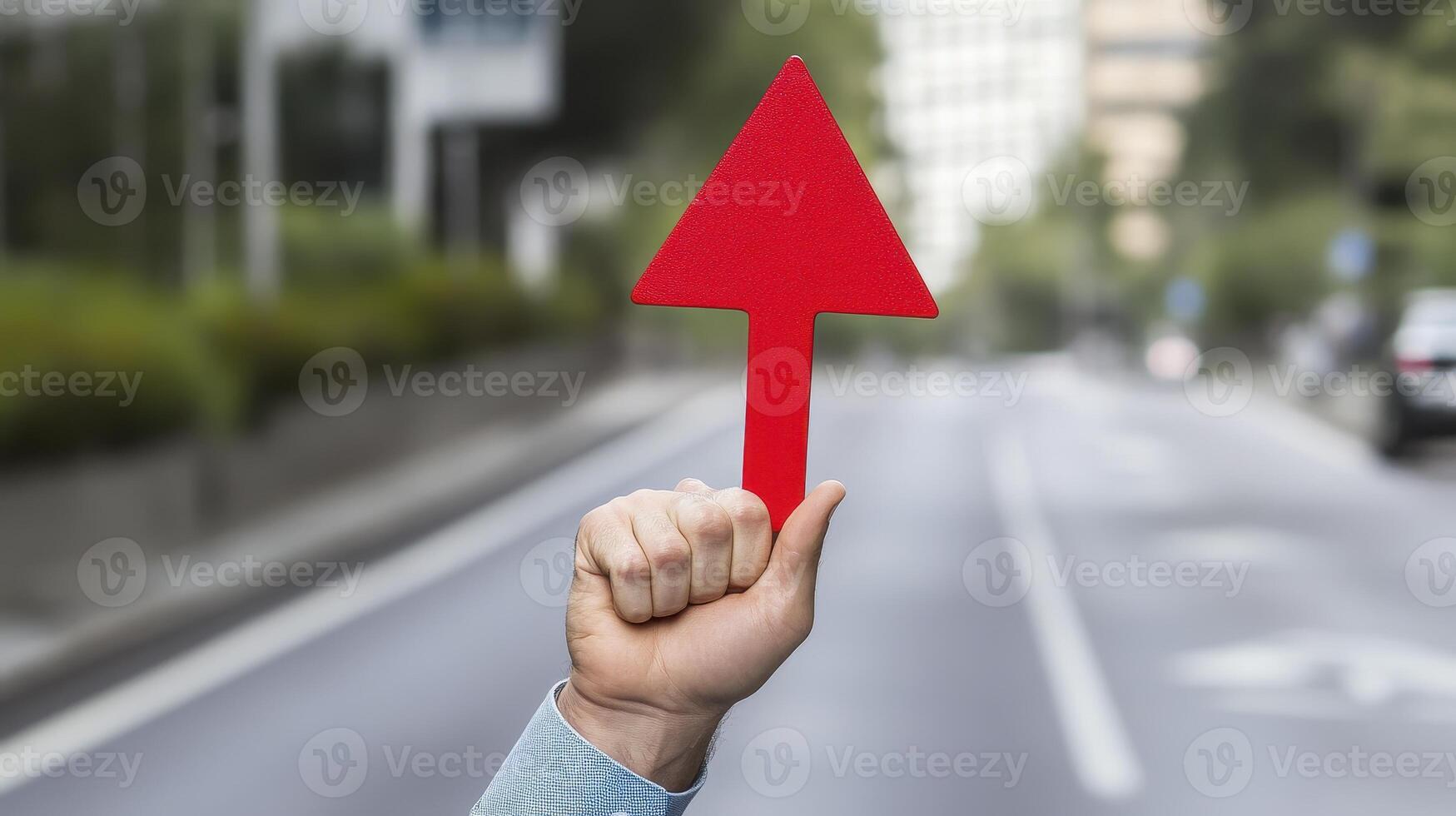 Empowering Growth Navigate Success with a Guiding Arrow, Visualize Progress, Aim High and Achieve Your Goals Unlock Potential and Drive Forward, Utilizing Focused Direction and Strategic Planning photo