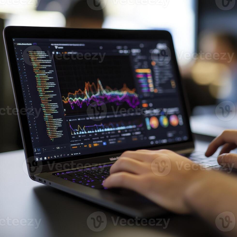 Explore the Power of Data Visualization A Detailed Guide to Business Analytics and Data Analysis Using Modern Technology Learn how to interpret charts, graphs, and dashboards on a laptop to gain key photo