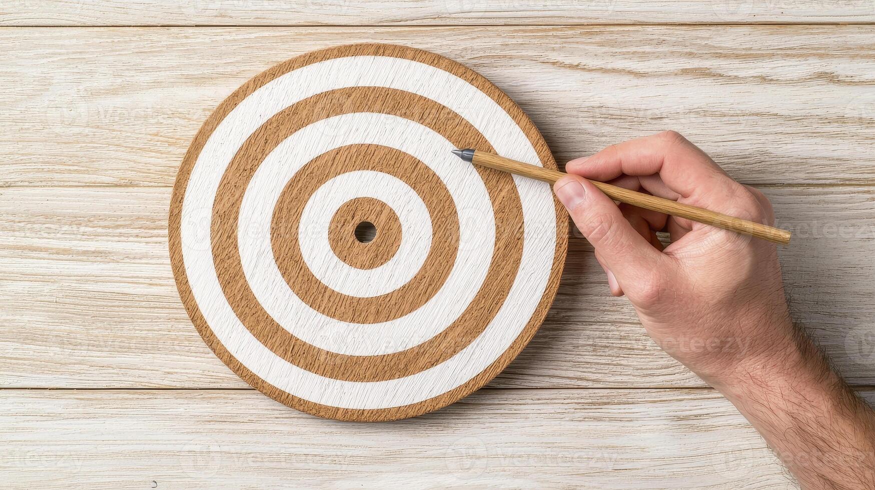 Targeted Marketing Achieving Business Goals with Precision, showcasing a concept image representing strategy, focus, and accuracy in planning and execution, illustrating the importance of clear photo