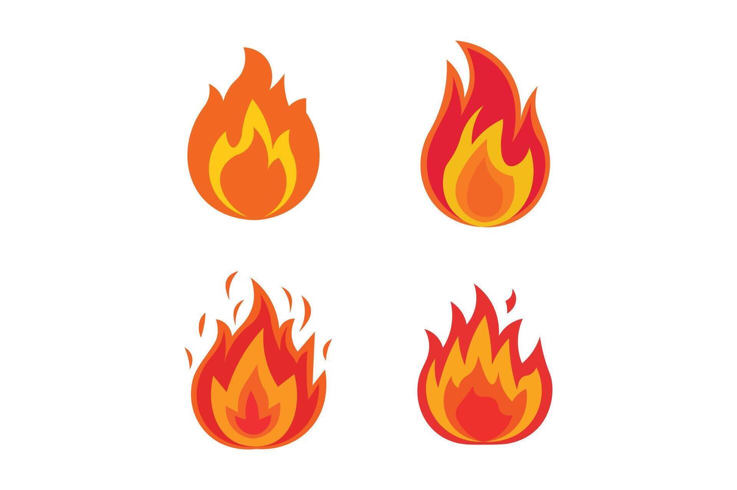 Burning Flame Art, Fire Flame Illustration, High Quality Flame Design, fire flame graphic vector