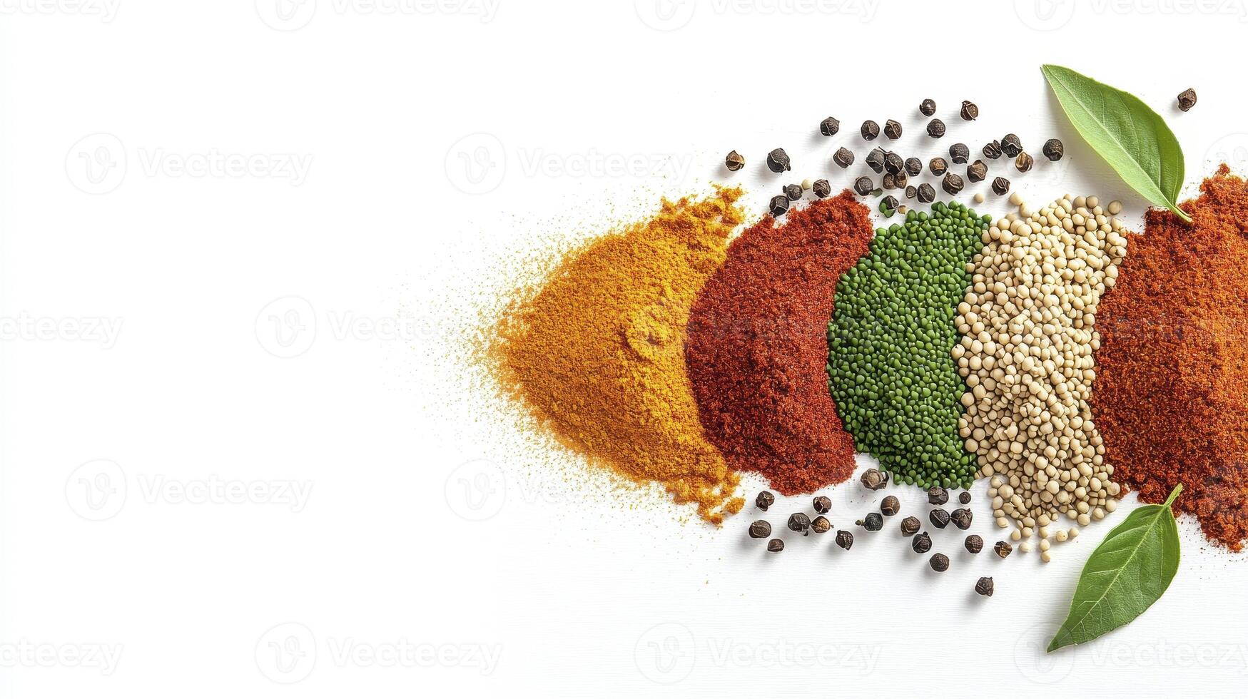 Enhance Your Culinary Creations A Vibrant Array of Spices for Every Dish, Discover the Rich Flavors and Aromas of Turmeric, Paprika, Green Herbs, Seeds, and More Elevate Your Cooking Experience with photo