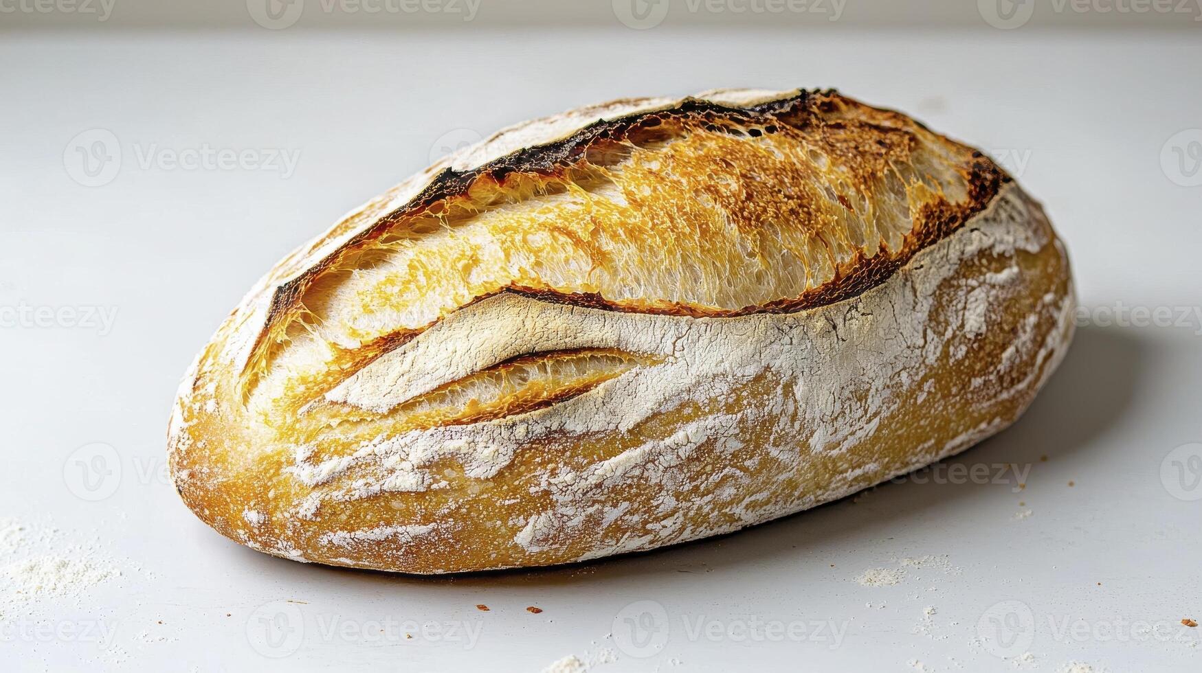 Discover the art of homemade bread baking Learn about the ingredients, techniques, and simple steps to create a delicious and crusty loaf of sourdough From preparing the starter to kneading the dough photo