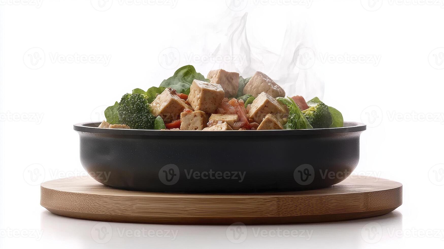 Delicious Tofu and Broccoli Stir-Fry A Healthy Vegan Meal Idea Featuring Fresh Vegetables, Protein-Rich Tofu Cubes, and Steaming Goodness Explore this Easy Recipe for a Quick and Nutritious Dinner photo