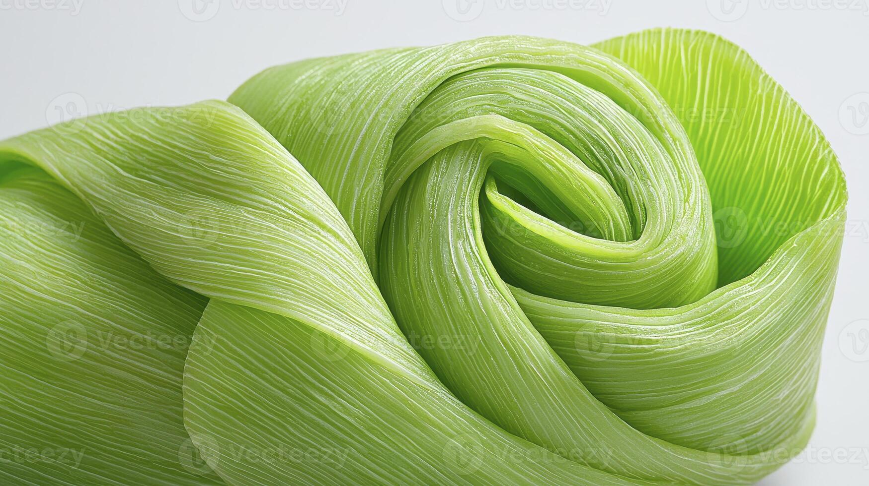Delicate Green Corn Husk Rose A Captivating Close-Up of Nature's Artistry, Showcasing the Intricate Textures and Subtle Shades of Fresh Green in a Beautifully Arranged Floral Design, Perfect for photo