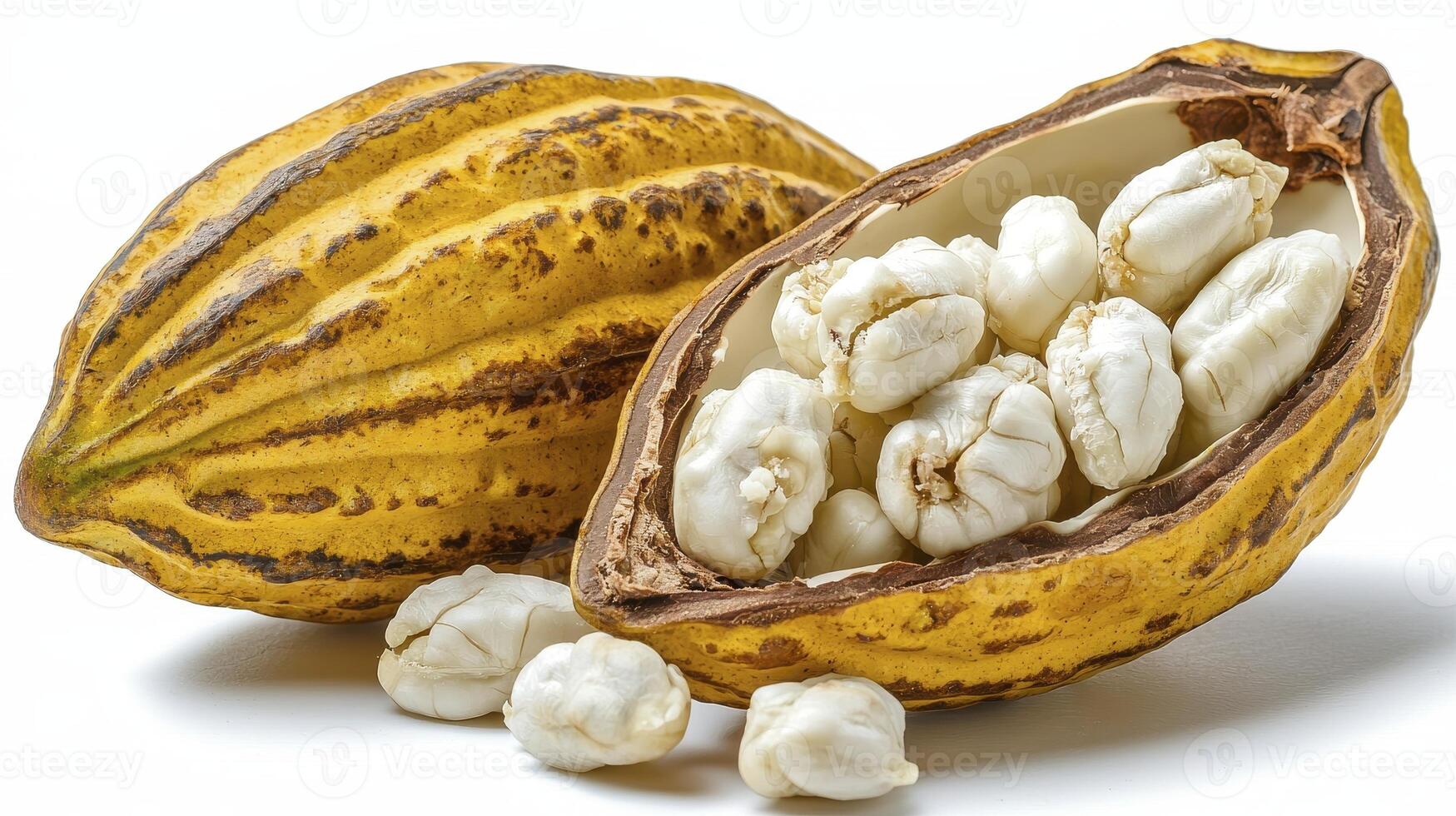 Indulge in the Exquisite World of Cacao A Visual Exploration of the Precious Bean, Unveiling Its Natural Beauty, Rich Texture, and Captivating Charm, Showcasing the Artistry of Nature's Bounty, From photo